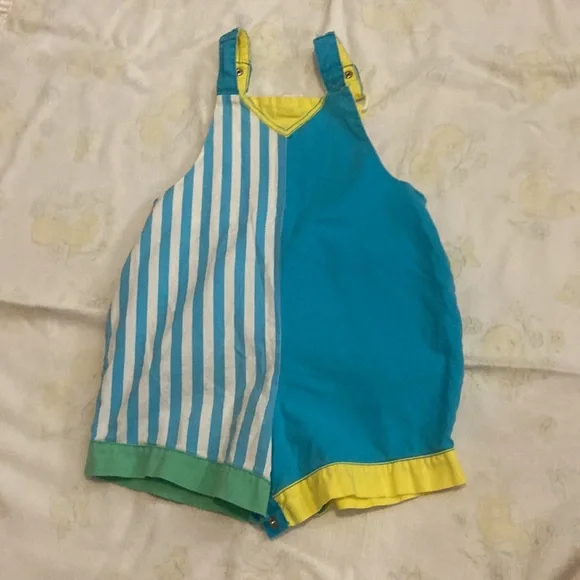 90s retro toddler overalls - Picture 4 of 4